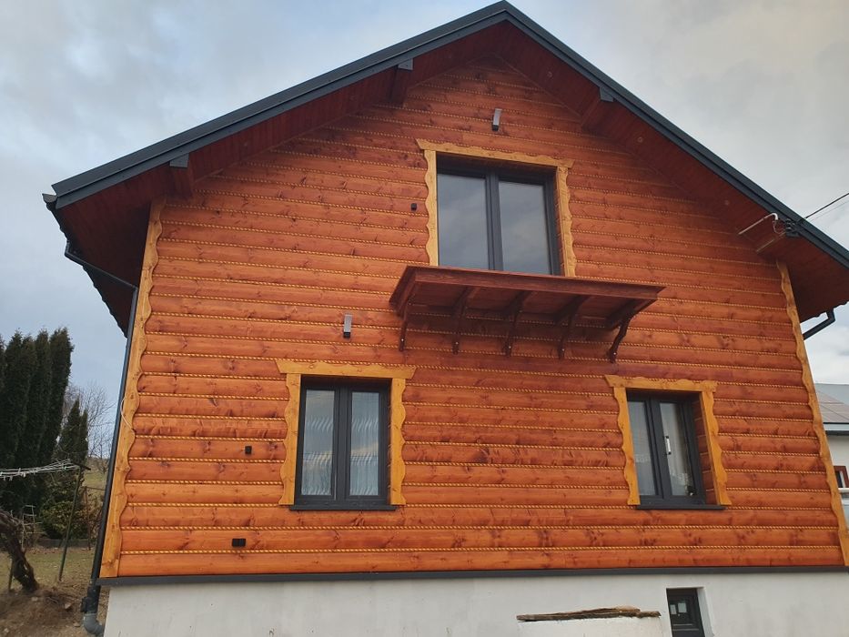 Deska elewacyjna imitacja bala półbal Najgrubsza deska elewacyjna
