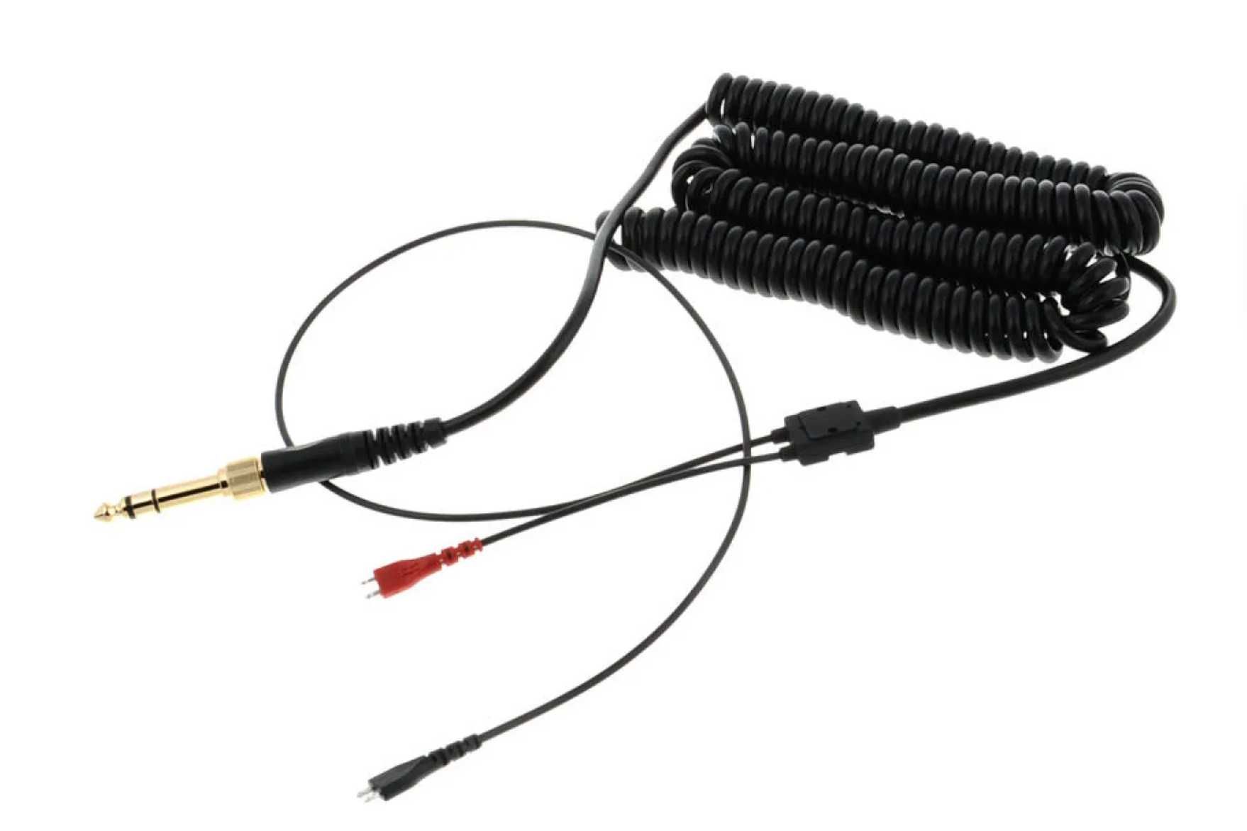 Cabo Espiral para Sennheiser HD25 c/ adaptador 6.3mm