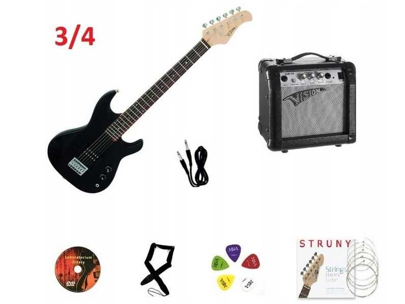 Gitara elektryczna + wzmacniacz z Overdrive + gratisy - sklep Ursynów!