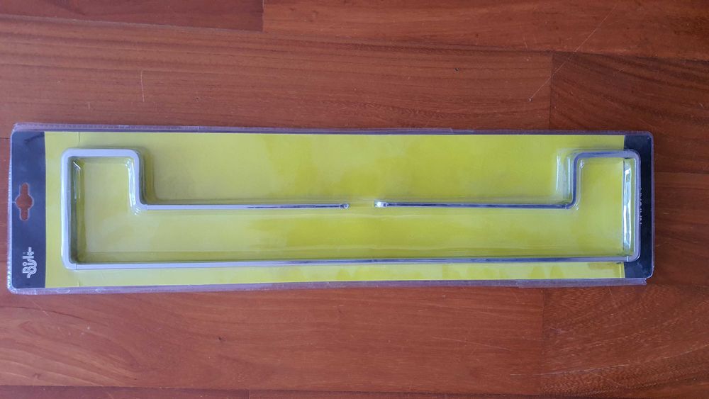 BISK Natura duży wygodny podwójny wieszak łazienkowy ze stali