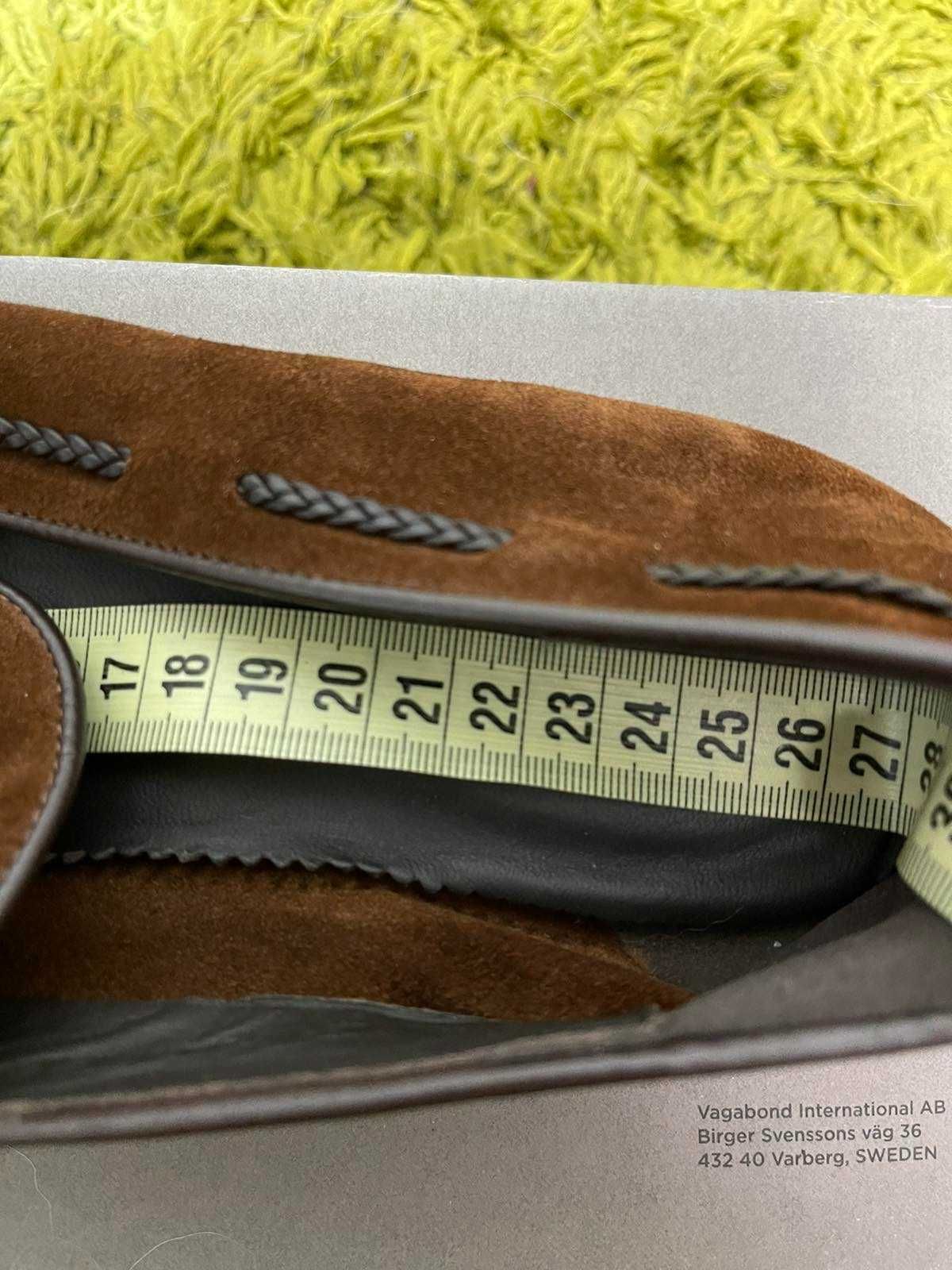 Мужские туфли (мокасины, лоферы) Zara р. 41, длина стельки 27 см.