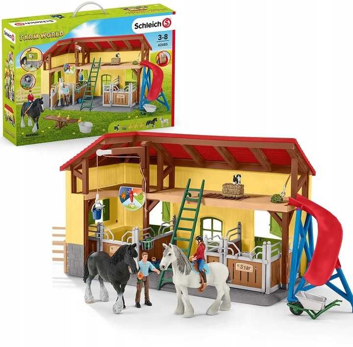 SCHLEICH Końska stajnia FIGURKI AKCESORIA Farma 42485