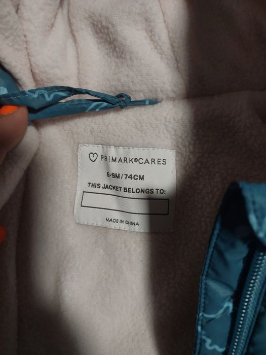 Macaco impermeável 6/9meses