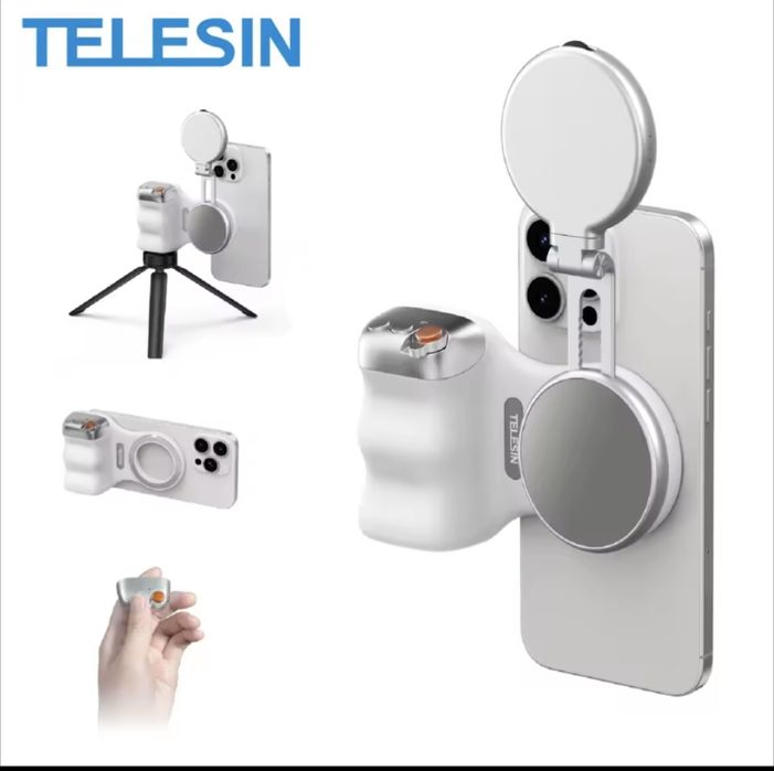 Telesin магнітна ручка з Пультом для зйомки iPhone android