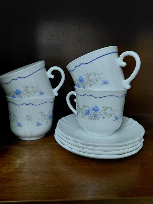 Conjunto chavenas cha vintage