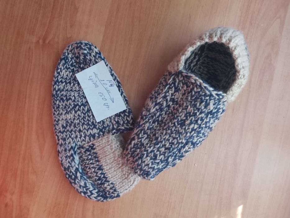 В'язані шкарпетки теплі