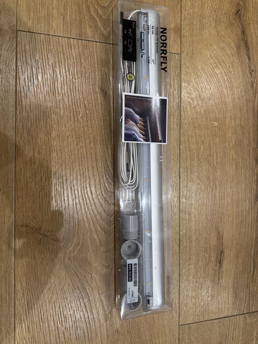 IKEA NORRFLY Listwa oswietleniowa LED SREBRNA 42cm