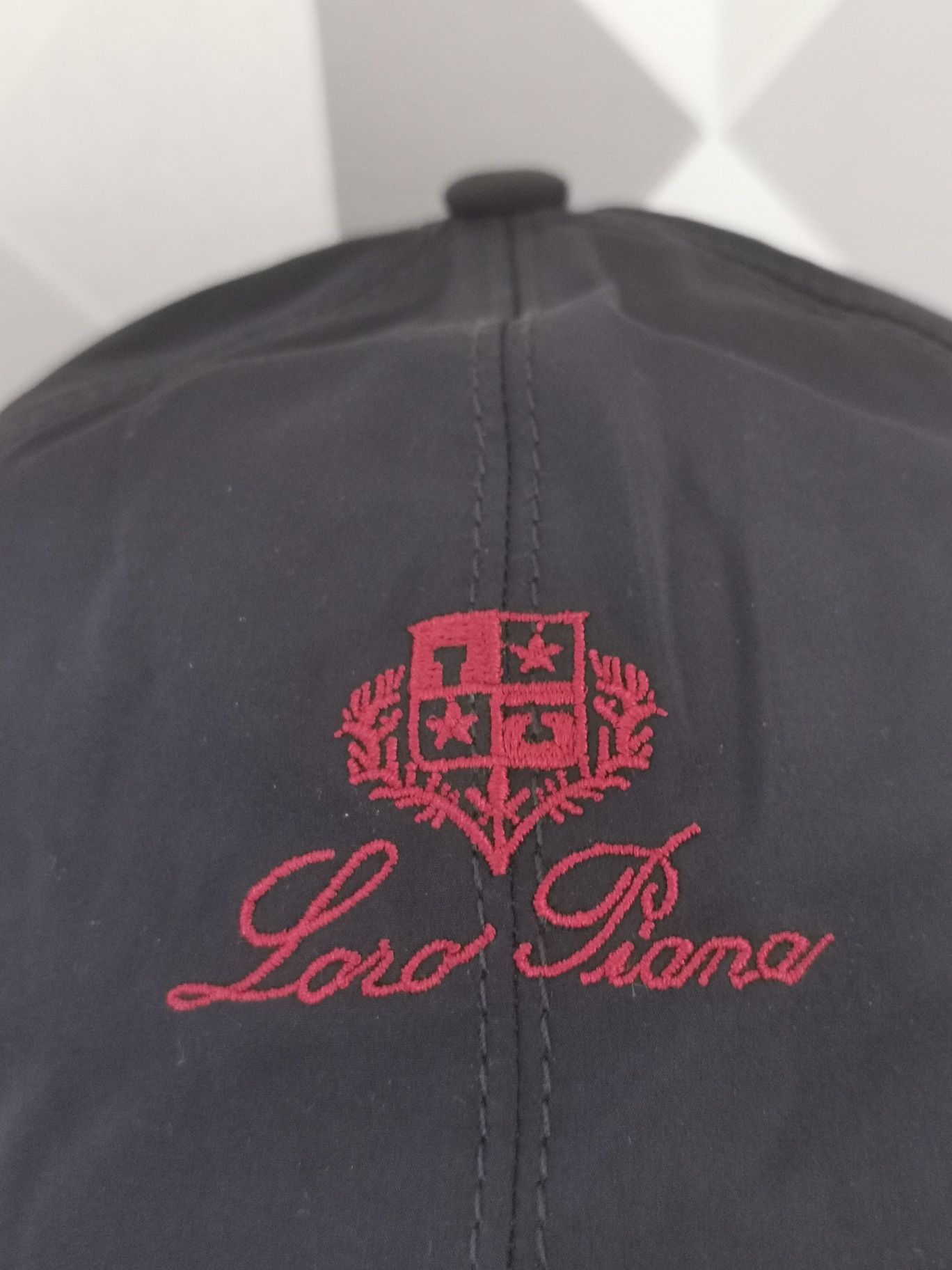 Loro piana czapka cap navy blue