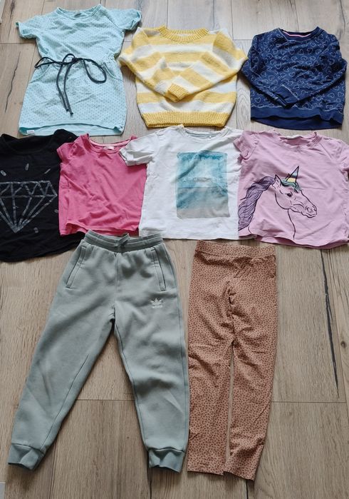 Ubrania dla dziewczynki 122 paczka