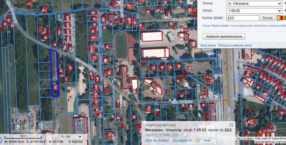 Działka budowlana na sprzedaż - Jeziorki Południowe