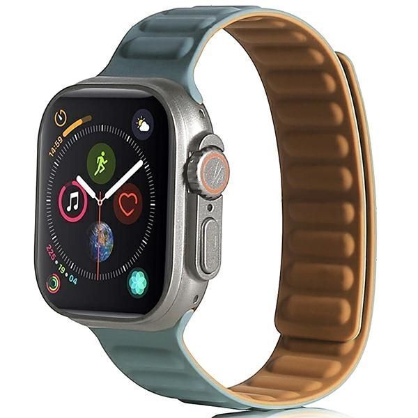 Beline Pasek Apple Watch Magnetic 42/44/45/49Mm Zielony /Green