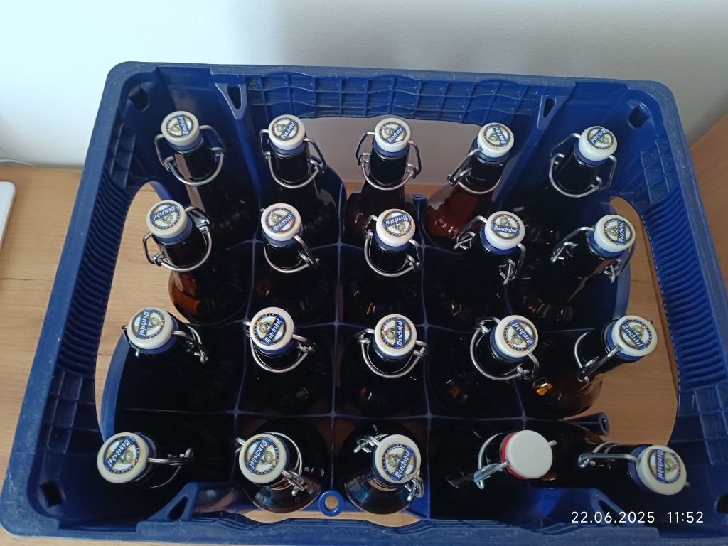 20 butelek zamykanych na soki napoje