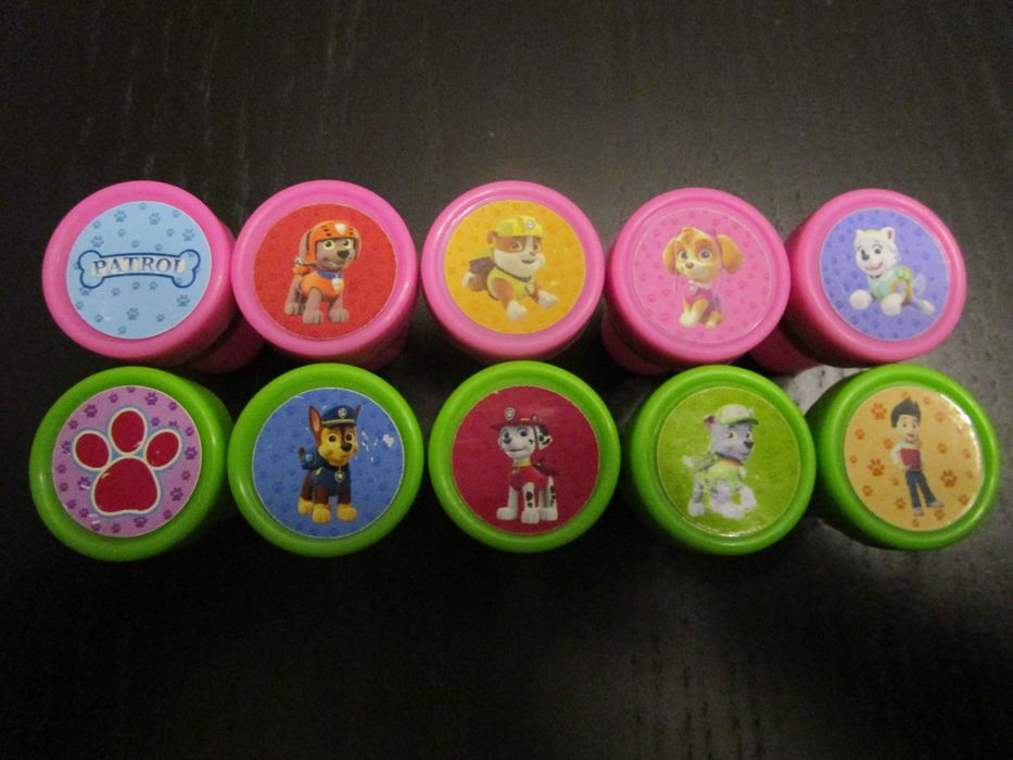 Carimbos de Animais, Patrulha Pata, Peppa Pig, Dinossáurios e outros