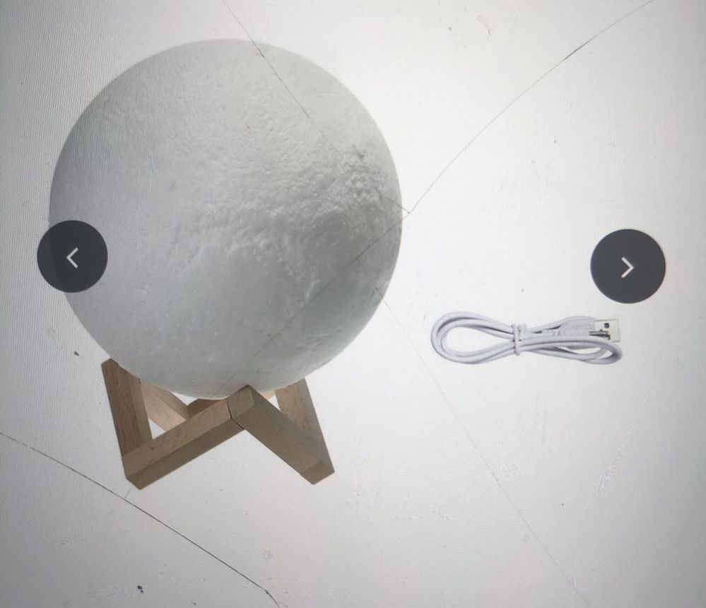 Lampka nocna księżyc Moon Light 48tknd