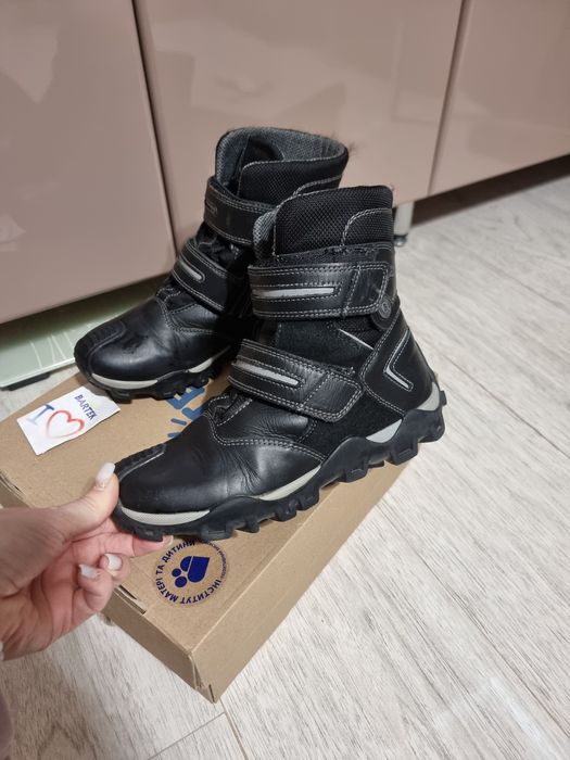 Шкіряні черевики Bartek для хлопчика 35 розмір