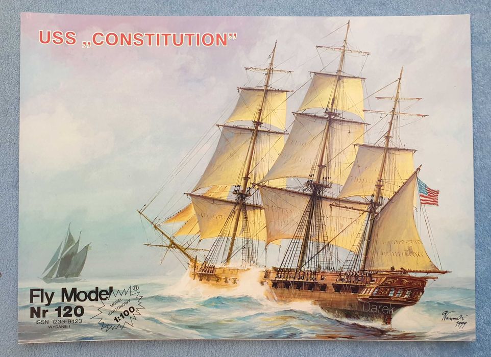 FlyModel nr 120 USS Constitution