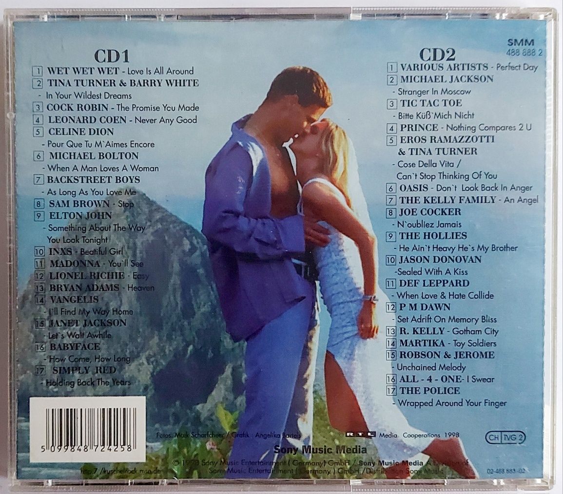 Kuschel Rock 12 2CD 1998r Michael Jackson Celine Dion Tina Turner