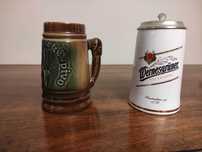 Kufel ceramiczny kamionka do piwa vintage