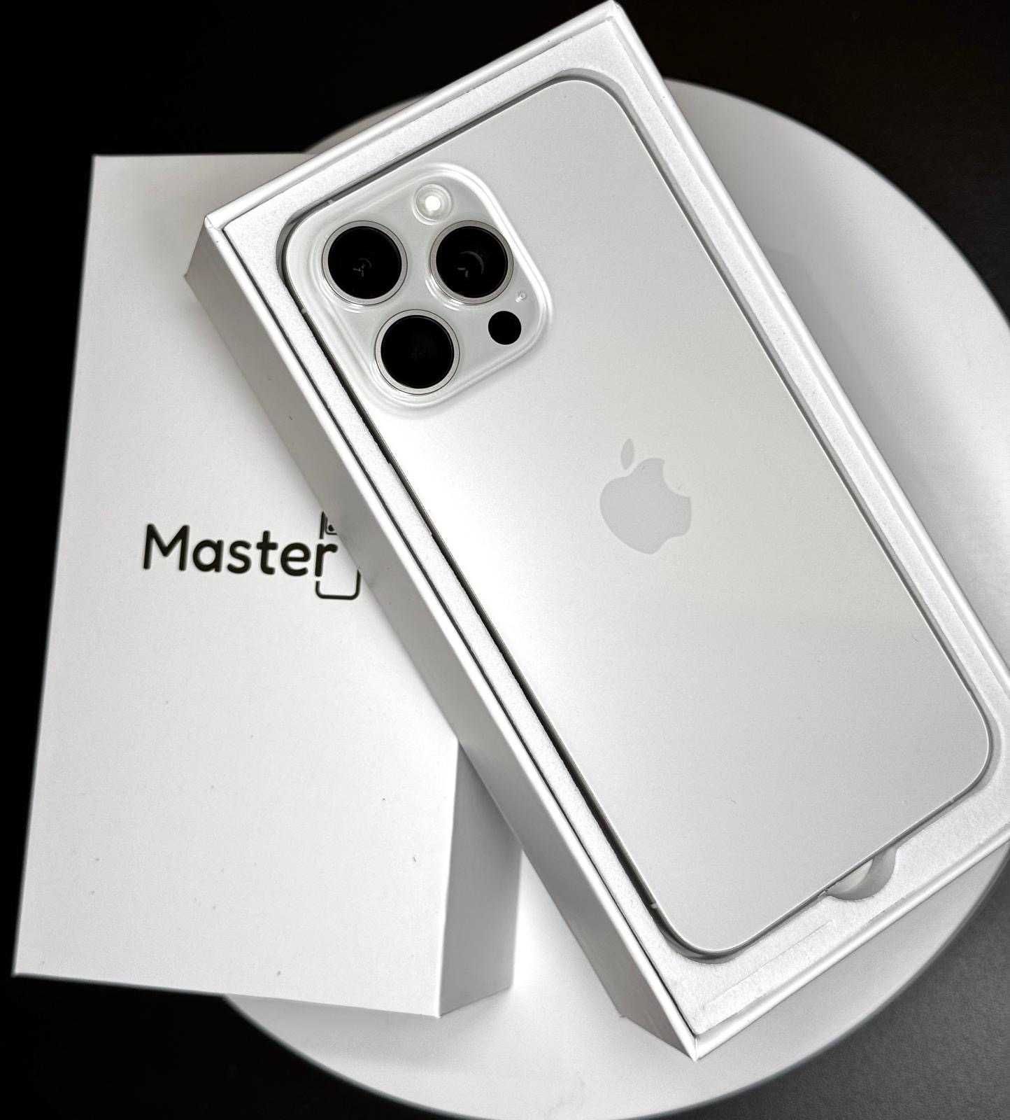 Apple iPhone 15 Pro Max 1TB White jak nowy 100% bat 6msc gwarancji