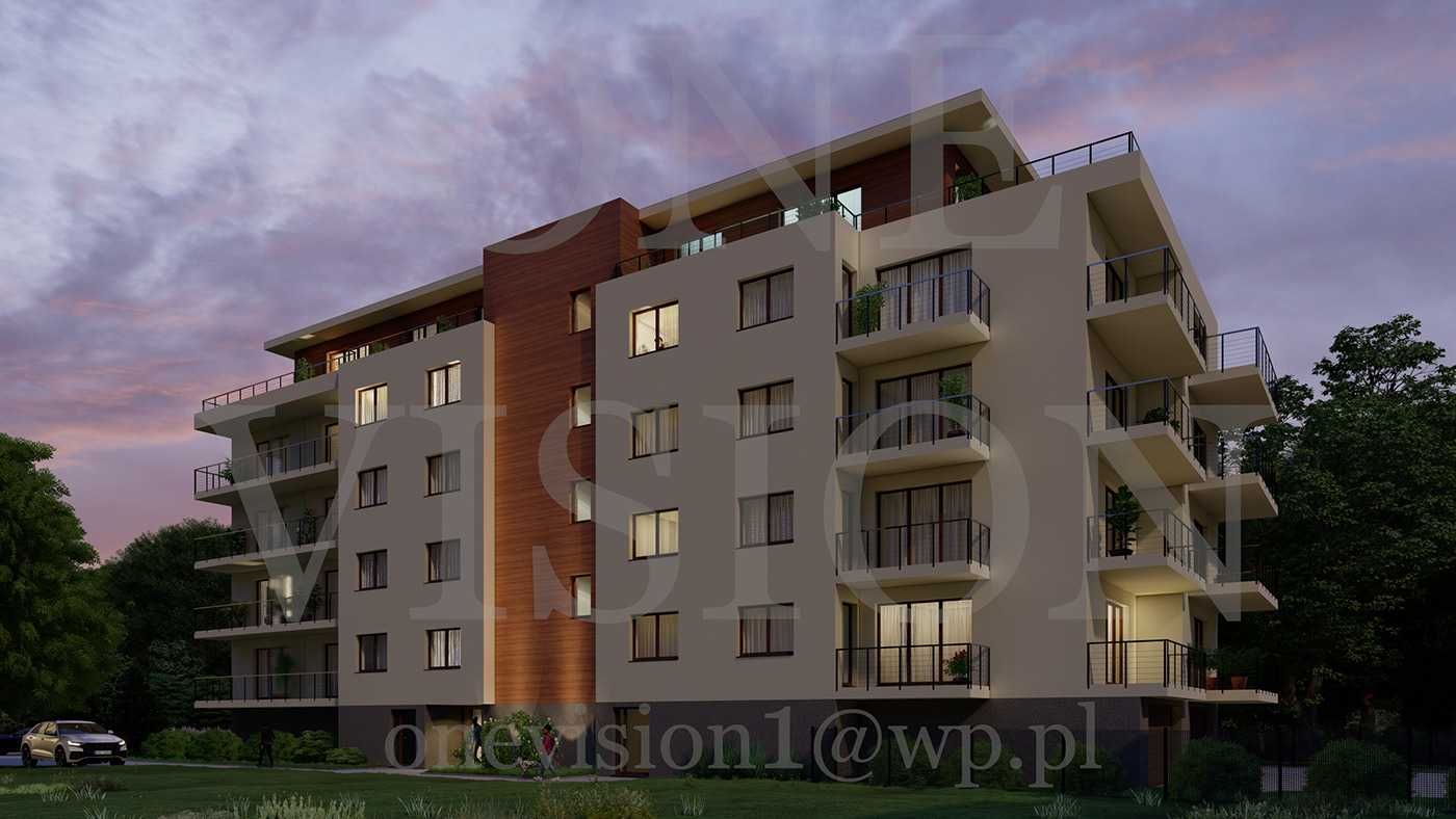 Wizualizacje architektoniczne wewnętrzne zewnętrzne animacje rzuty 3D