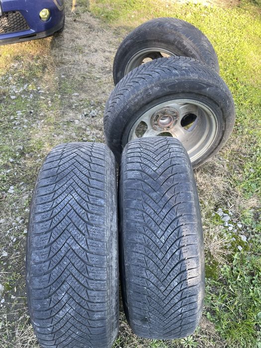 Alufelgi 15 RH 4x100 z oponami zima