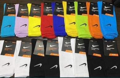Skarpety Nike długie białe, czarne oraz kolorowe!