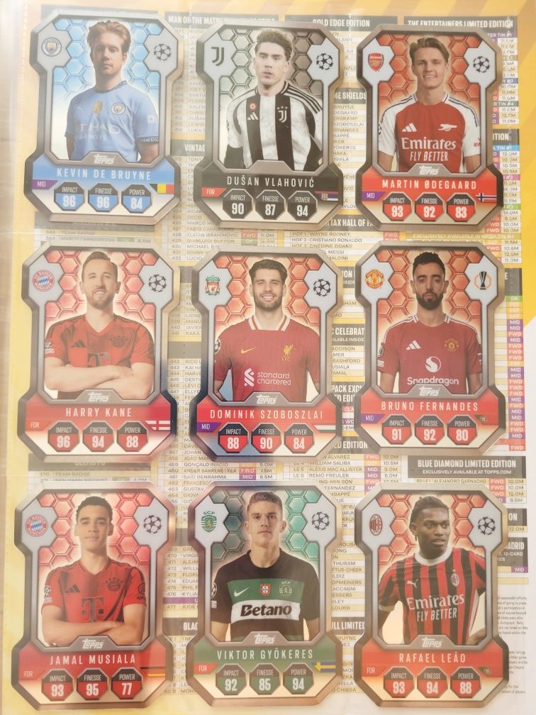 Cartas Match Attax 2024/25 Topps