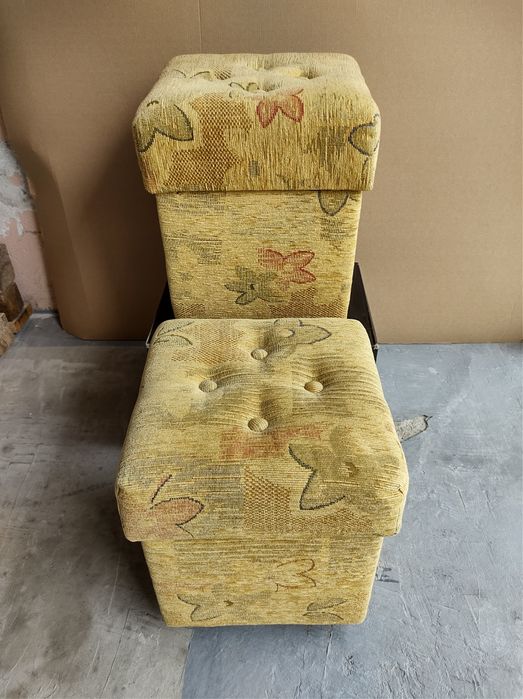 Pufy 2 sztuki stan super