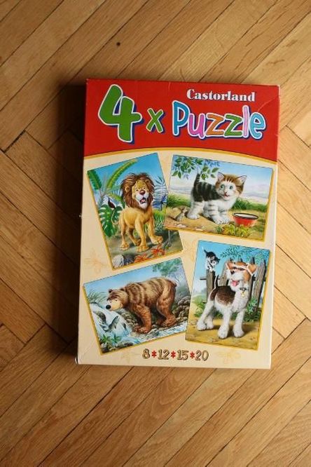 4 X puzzle castorland