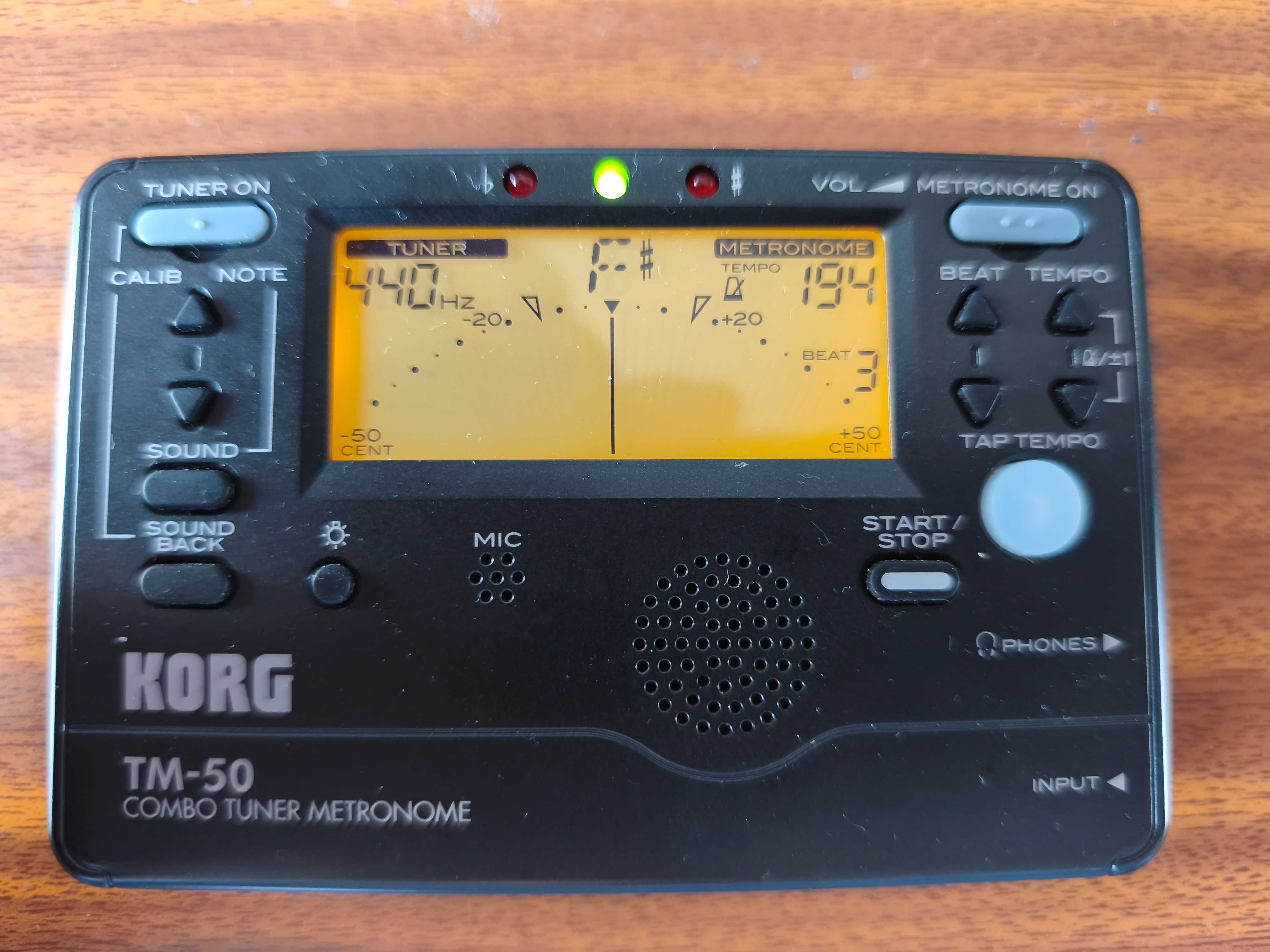 Metronomo Afinador digitatal guitarra \ baixo - Tuner -> BOSS e KORG