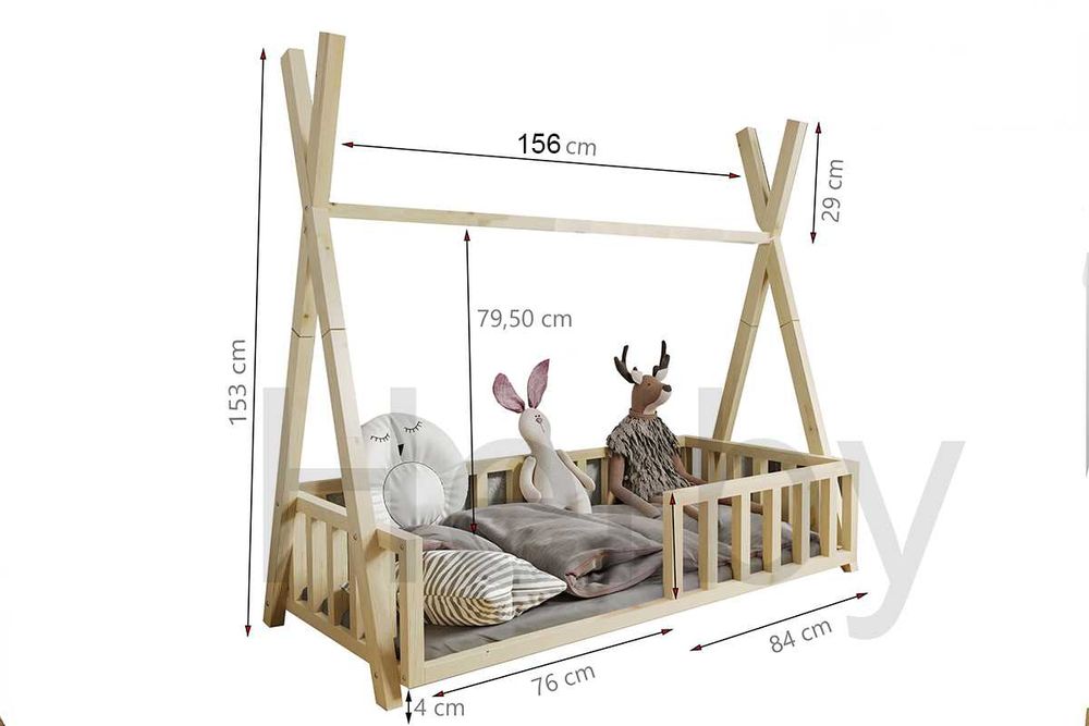 NOWE Łóżko dziecięce WIGWAM TIPI 160x80