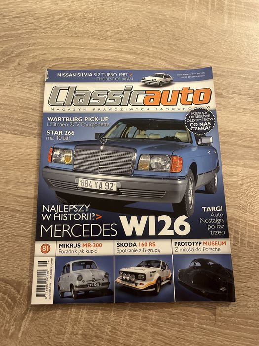 Classic auto 81- mercedes w126/mikrus mr300/sloda 160rs/nissan silvia