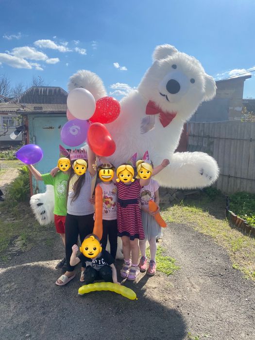 Аніматор ведмедик. Аниматор Мишка, Медведь. Патрон. Стриптиз. Зайка