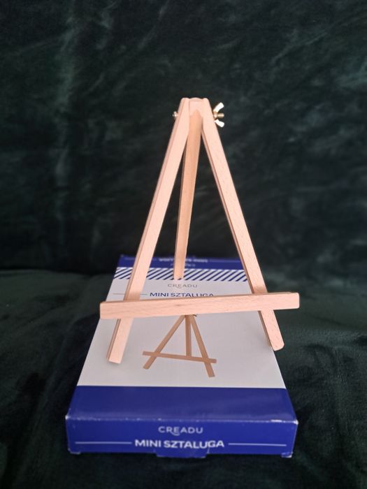 Nowa sztaluga wys 24 cm z drewna bukowego