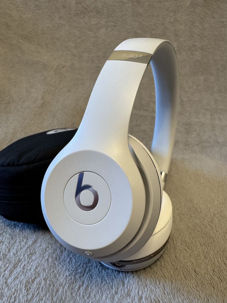 Beats Solo 3 Satin Silver Słuchawki Bezprzewodowe Srebrny Mat B