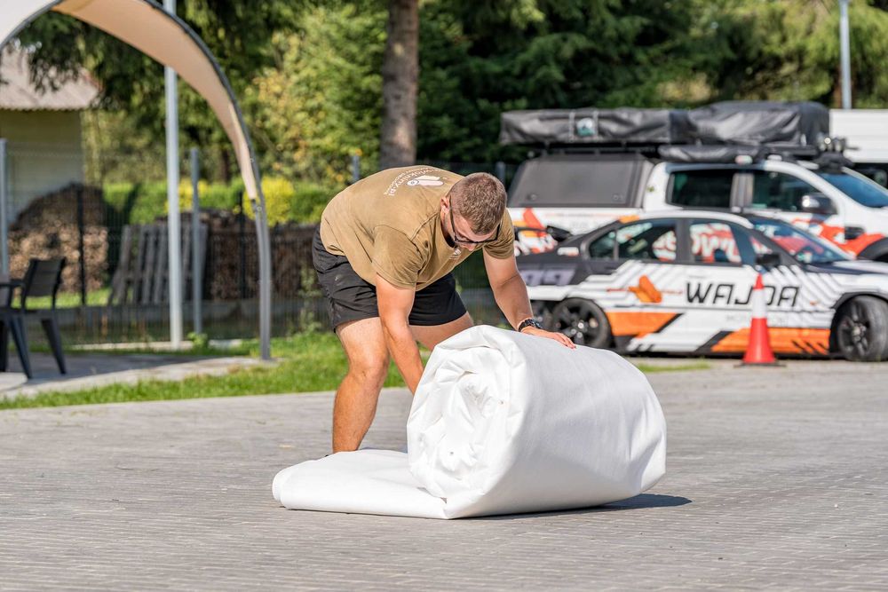 Geowłóknina drogowa od 1m do 6m 200g POLIPROPYLEN PRZEMYSŁOWY nie PES