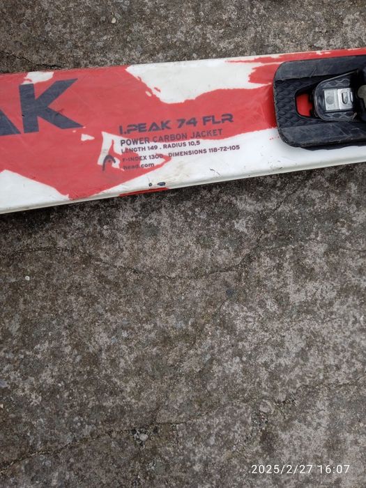 Narty 148cm z butami roz.38