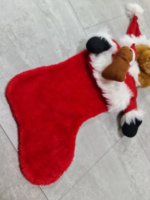 Duża skarpeta na prezent święta