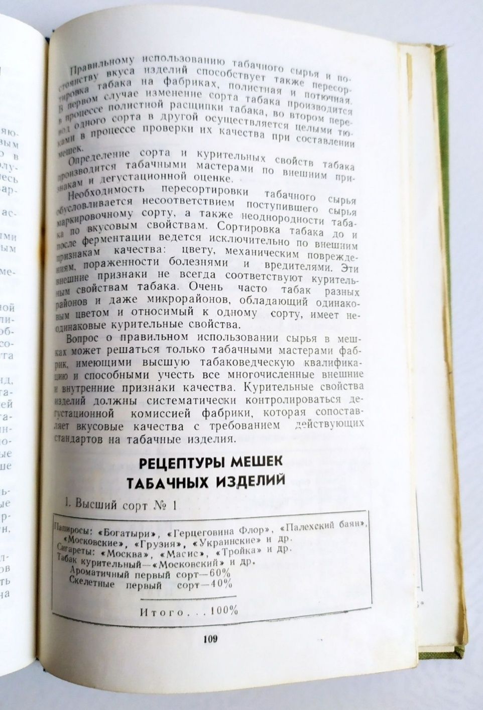 ТАБАЧНЫЙ Справочник табачника рецептуры мешек табаководство