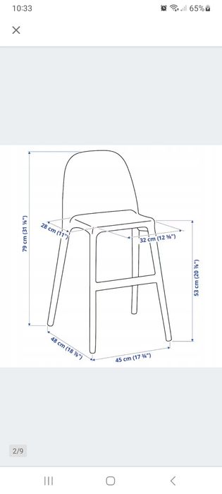 Krzesło dziecięce Urban IKEA
