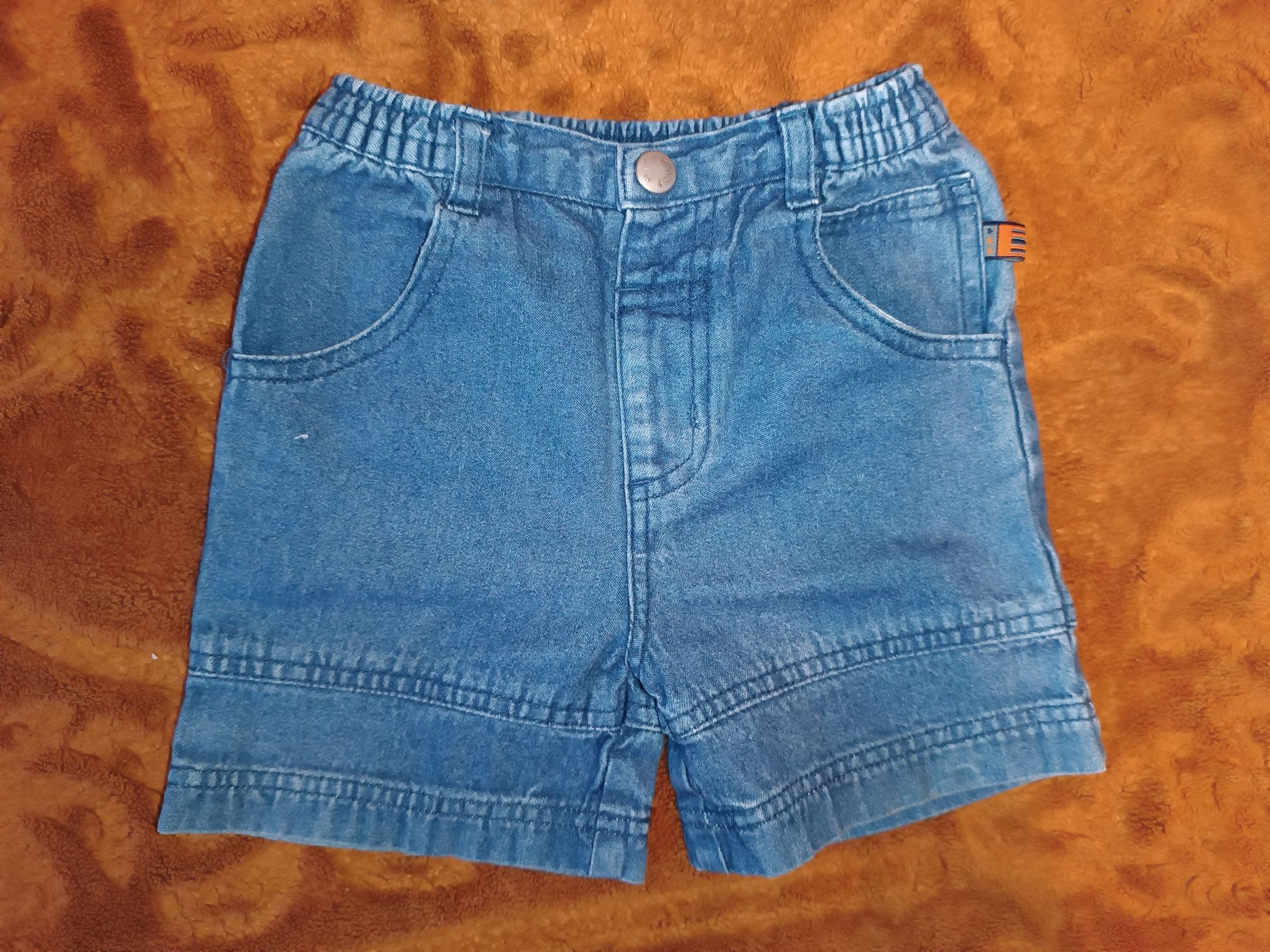 Krótkie spodenki jeansowe dla chłopca 86 92 98