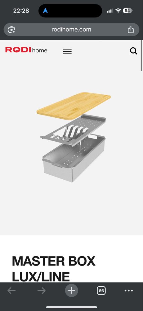 Colander aco inox Rodi MASTER BOX LUX/ LINE