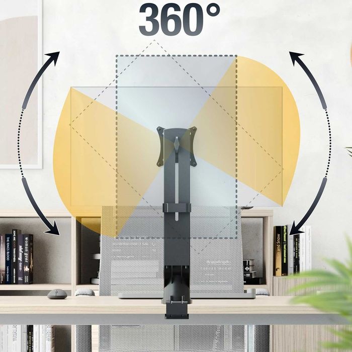 RICOO Stojak do monitora TS2011 uniwersalny do 17-27 cali do 7 kg