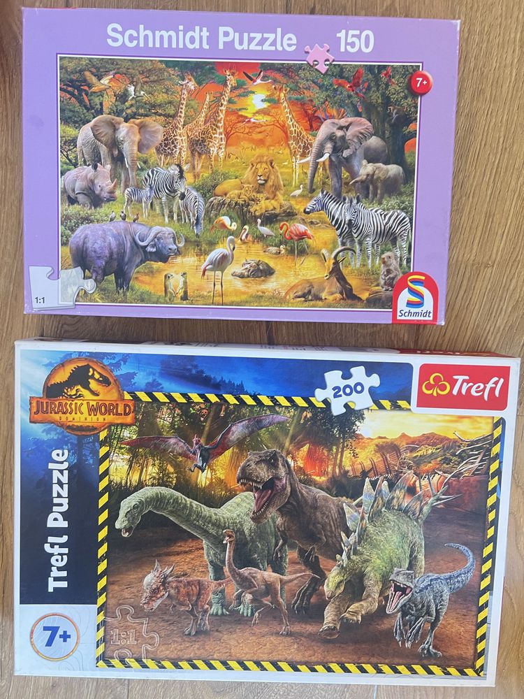 Puzzle od 100 do 300 elementow
