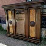 *Elegancka witryna, biblioteka ok. 1920r., antyk* transport
