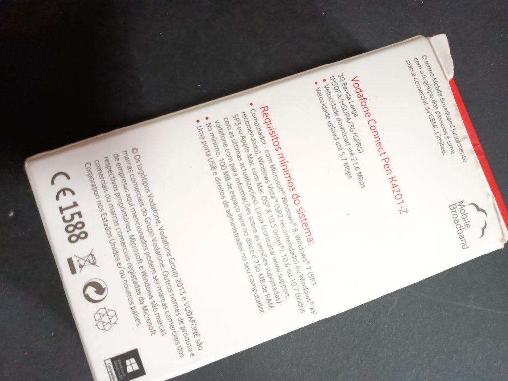 Pen USB Vodafone 3G banda larga