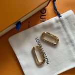 Сережки цепочка кулон LV Louis Vuitton