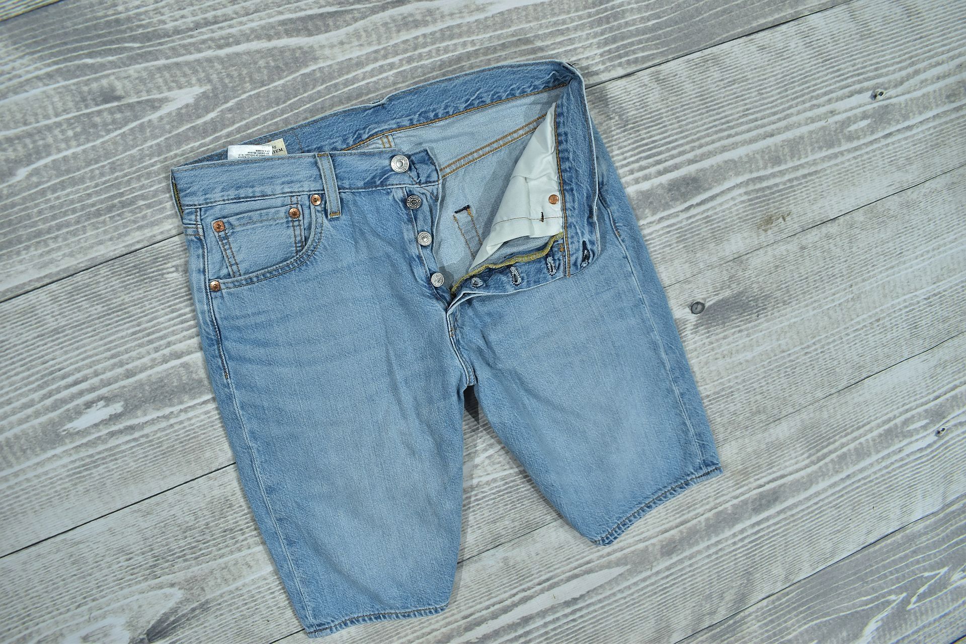 LEVIS Lot 501 Spodenki Jeansowe Bermudy Męskie W30