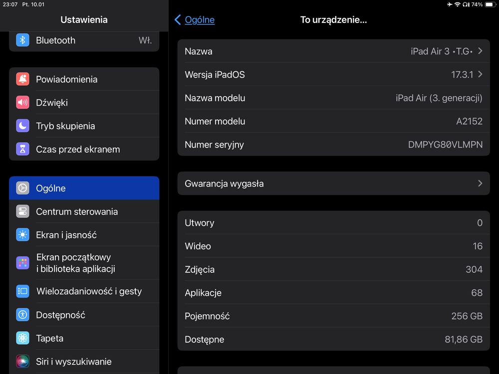 Tablet iPad Air 3 /A2152/+ dodatki