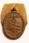 Militaria III Reich Wehrmacht Distintivo de honra da Muralha do Atlânt